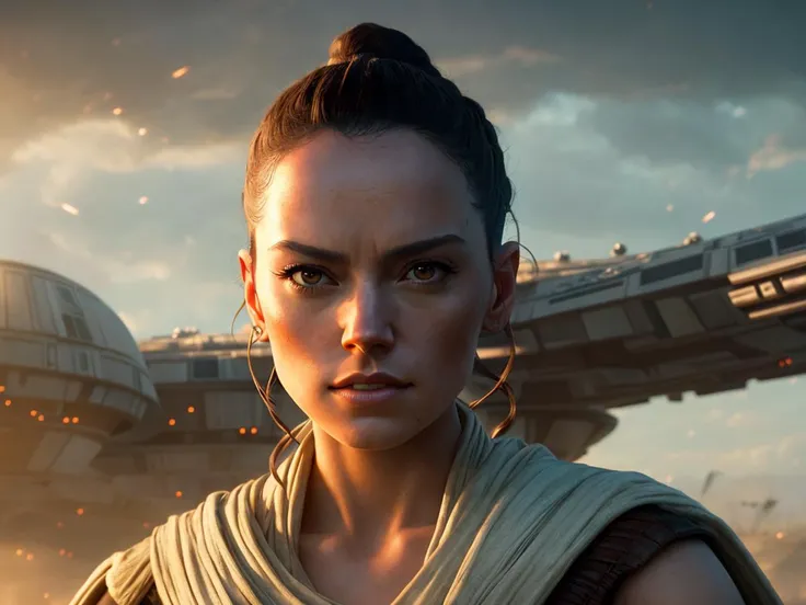 beautiful (emb-daisy:1.0) girl as Rey SKywalker,(close shot:1.1), short Rey Skywalker ponytail,(storm troopers from Star Wars in the background:1.2), on the Death Star
(highly detailed:1.2),(best quality:1.2),(8k:1.2),sharp focus,(subsurface scattering:1.1),award-winning photograph,professional portrait photography
(very detailed background:1.2),(theme park:1.0), (dreamlikeart:1.1),(analog style:1.1),(modelshoot style:1.2),dramatic lighting, by wlop jeffrey simpson antonio J. Manzanedo greg rutkowski