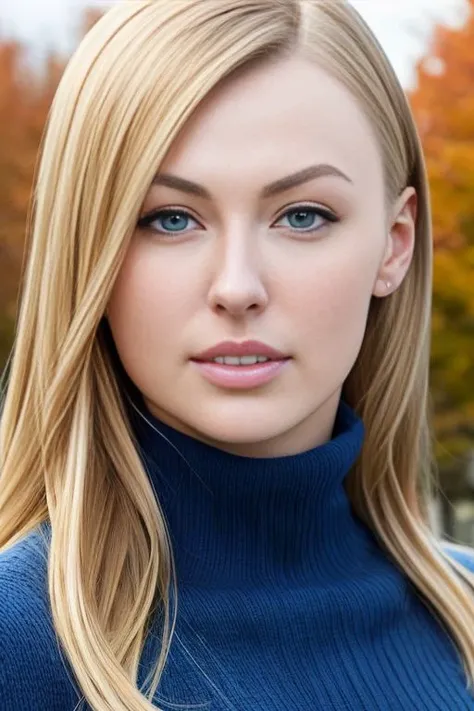 Picture, best quality, portrait illustration of Koh_AlexaGrace, wearing turtleneck sweater, paris streets, fall, autumn, falling leaves, particles, (high detailed skin:1.2), sharp focus, soft lighting, high quality, Fujifilm XT3 by Ilya Kuvshinov, by Cushart Krentz and Gilleard James, 4k, HDR, Trending on artstation, Behance, Pinterest, award