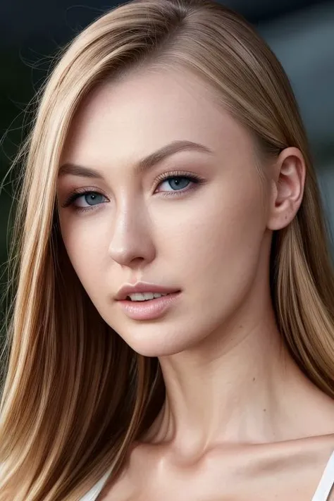(CR-AlexaGrace-SDKoh:0.95), closeup photo of woman, (grey background:1.0), (oiled shiny skin:1.0), (tilted angle shot:1.0), (slick hair:1.0),
