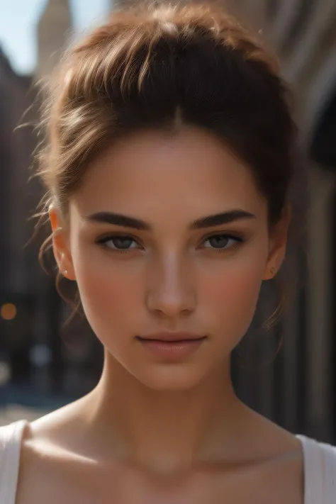 top model, on street, full body, detailed eyes, (highly detailed skin:1.2), pores on face, (realistic lighting:1.1), (realistic shadows:1.1), ((best quality)), (detailed), 8k uhd, phr8, epiCRealism, Nefertiti