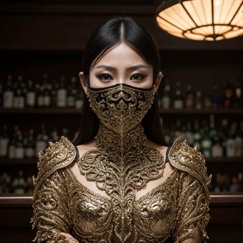 snake mask, prata com detalhes de rachaduras e escamas
