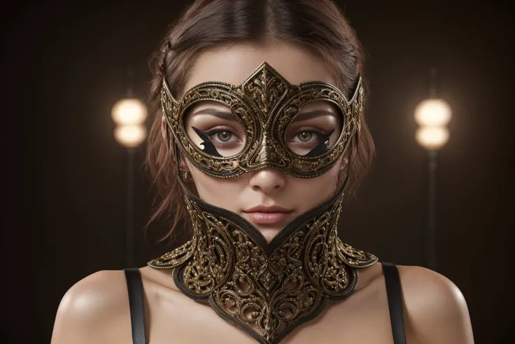 Adolescent, bianca sensori, BBW, highly detailed, sisters ,servante, Chemise or,, tres moulante, Seductive erotic woman, ou ( tres gros seins, cheveux noirs long ), centered on the face, focused face, yeux sexy teasy , ultra realist , Plan at scale, luz, 1870, bas de nylon, talons hauts, sourire, taquine, award-winning photo, choker, Blindfolded