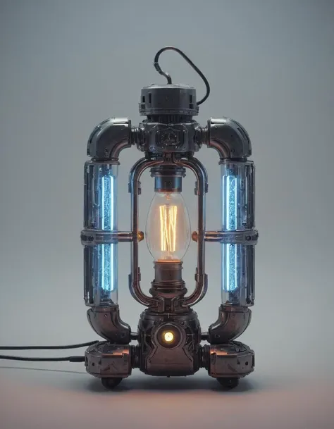 item,cyberpunk,<lora:CyberPunkAIp:0.9>,biotechnics,implant,<lora:Cyberpunk_Weaponry:0.3>,symmetry,lantern/lamp,