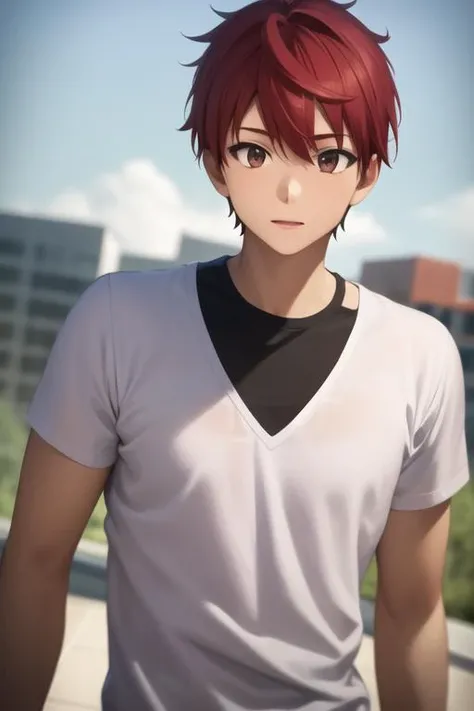 masterpiece, best quality, high quality, 1boy, solo, male focus, looking at viewer, upper body, <lora:enjou_retto:0.70>, enjou_retto,