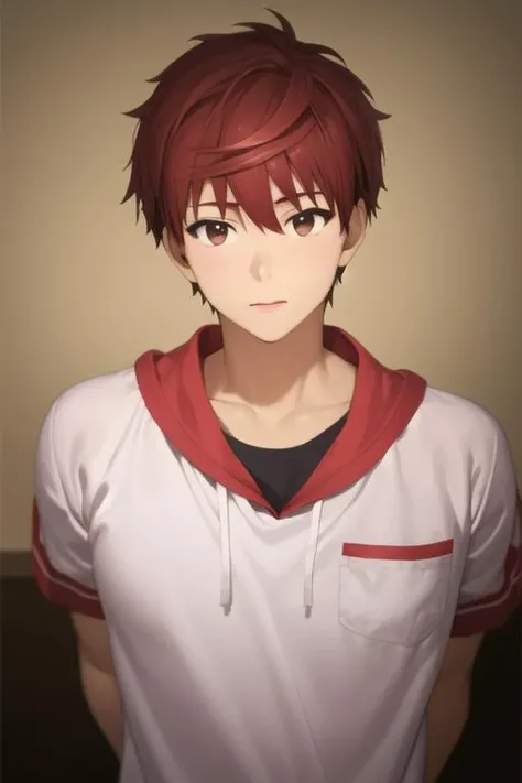 masterpiece, best quality, high quality, 1boy, solo, male focus, looking at viewer, upper body, <lora:enjou_retto:0.72>, enjou_retto, <lora:animemix_v3_offset:0.90>