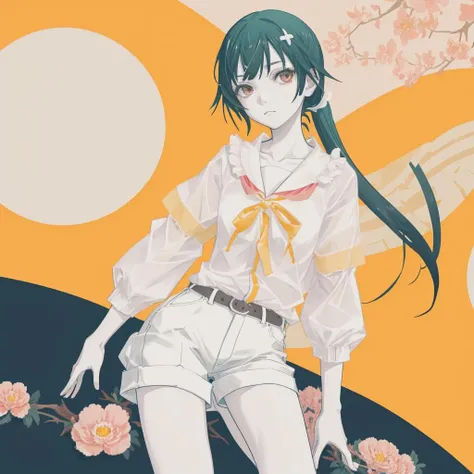 1girl,style/(monogatari/), masterpiece, best quality,