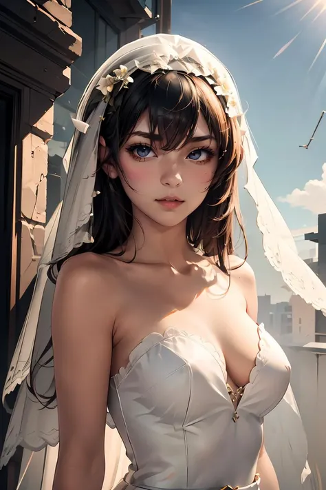 (masterpiece, best quality), 1girl, <lora:zerohikari:0.8> zero hikari, veil, bridal veil