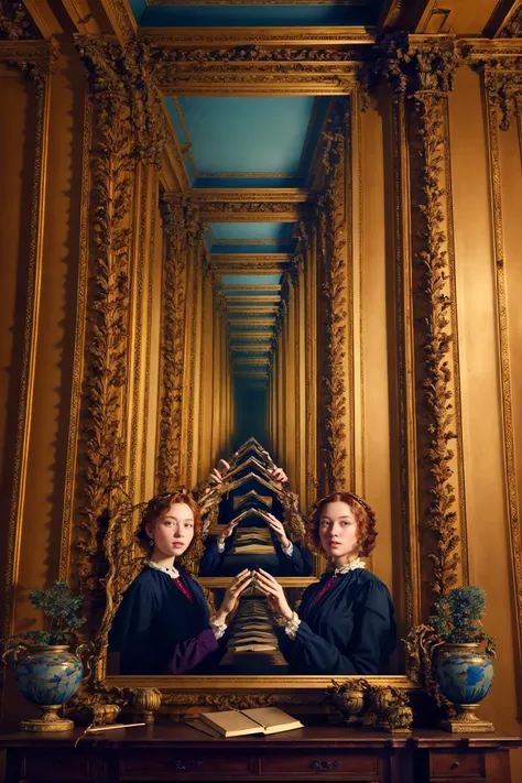 (masterpiece:1.3),(best quality:1.2),8k,absurdres,unity 8k wallpapper,(extremely detailed:1.3),highestres,
,1girl,<lora:Droste_Effect:1> ,Droste_Effect