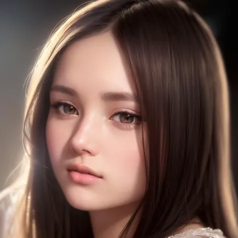 (Photorealistic:1.4), ((ultra realistic)), 8k, masterpiece, ((ultra detailed)), natural skin texture, 4k textures, cinematic look, intricate,
Close up photo of a beautiful 18yo French woman, looking at viewer
perfect detailed face, perfect braun eyes, studio lighting,