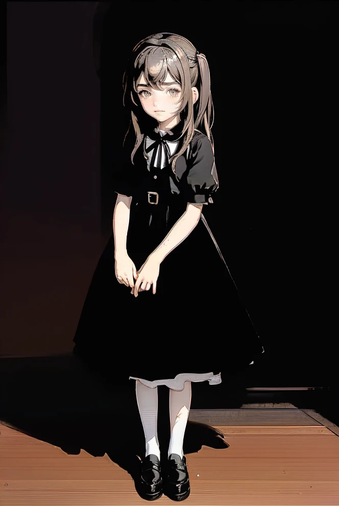portrait of aged down chaya wearing a cute dress AS-YoungerV2 CS-RBW <lora:BS:0.8>, (masterpiece:1), (best quality:1), high contrast, strong shadows, outlines, <lora:novel:0.2>, <lora:realistic:0.3>, <lora:sharpen-soften:-0.3>, <lora:GoodHands-beta2:0.8>,