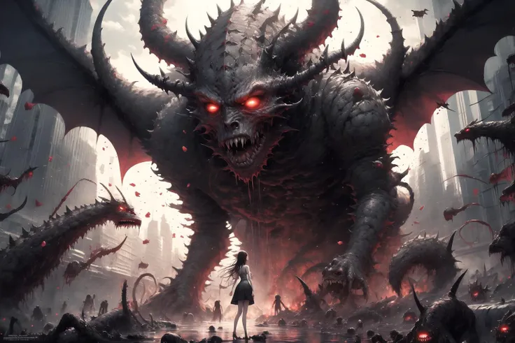 masterpiece, best quality,1girl, demon, hell, (red theme:1), (horror:1.25)<lora:GPTS6 Hella-sthetic_424353:0.75> <lora:S12 v4.2 NAI_208163:0.75>