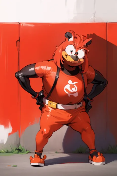painting of sexy ugandan knuckles standing in front of a wall,
<lora:ugandan_knuckles:0.7>