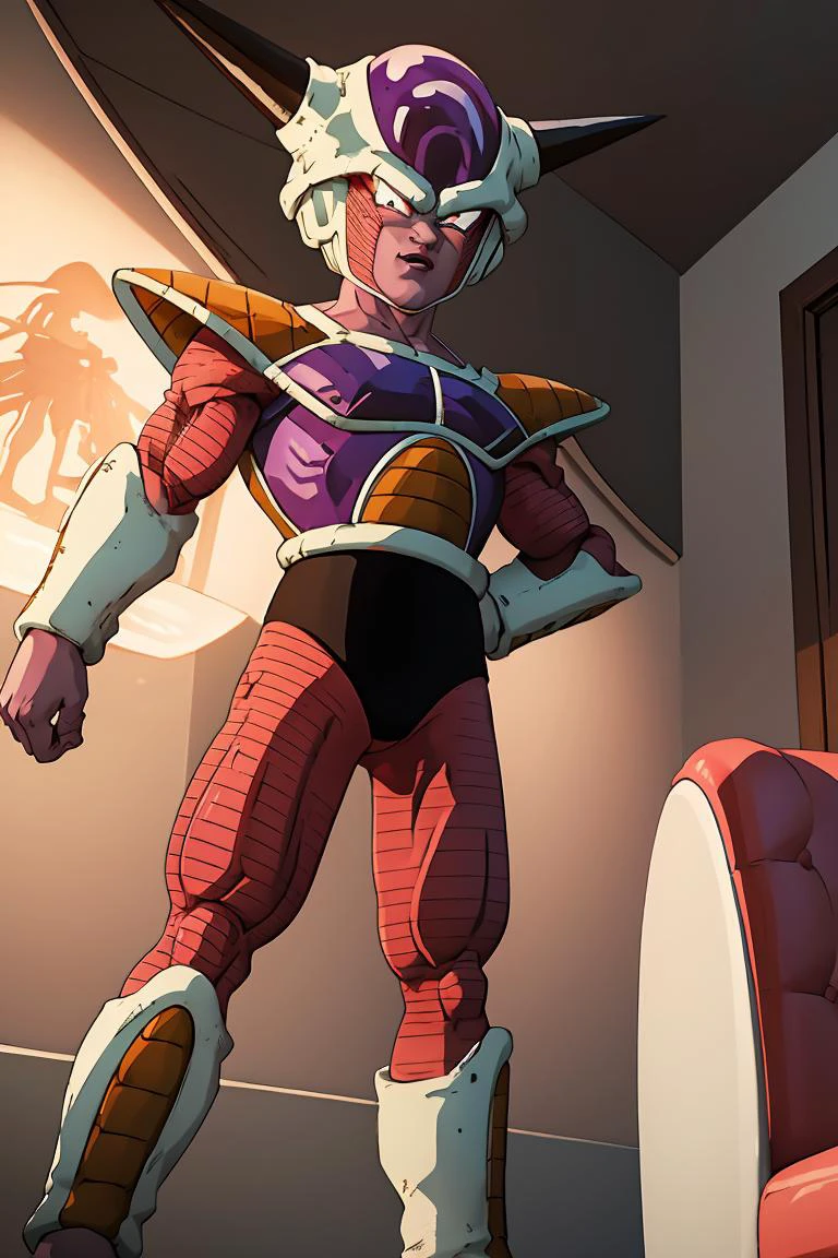 (masterpiece, best quality), 1girl, <lora:FriezaFirstForm:1> frieza
