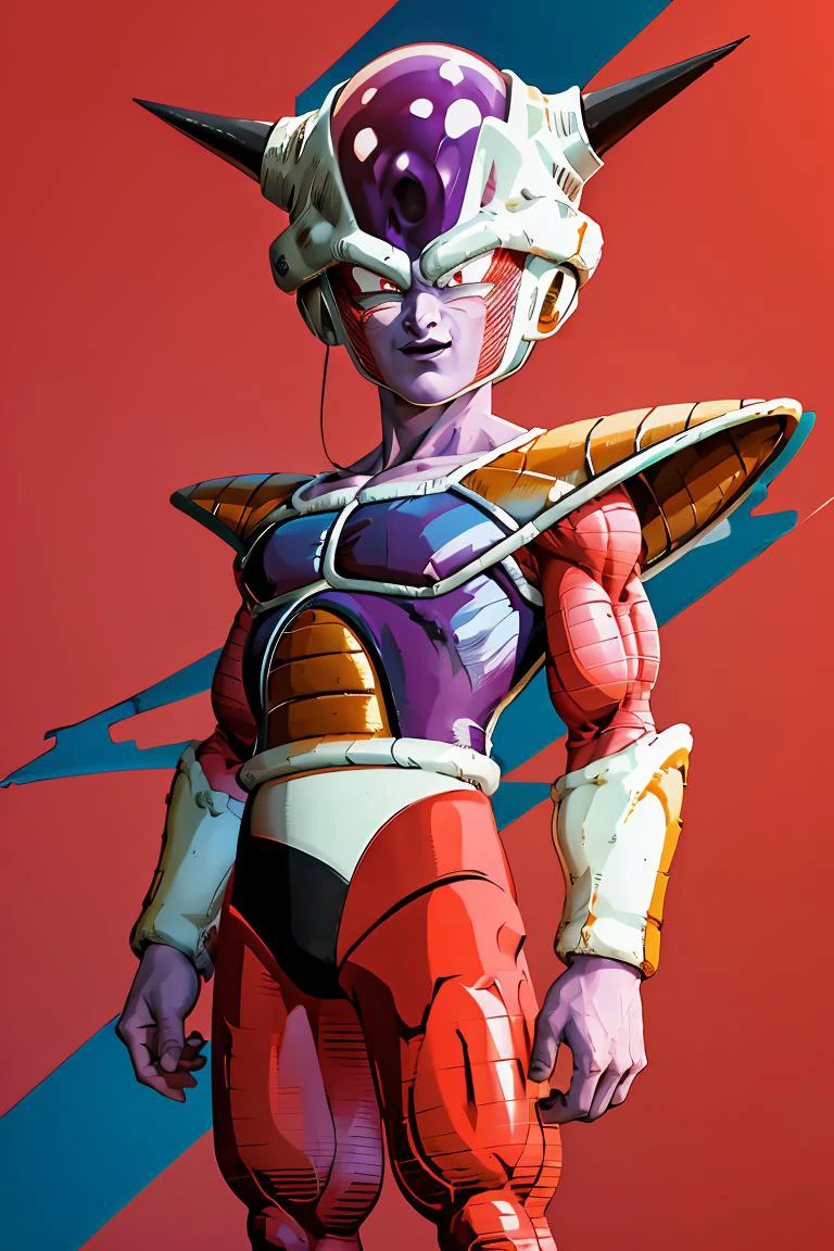 (masterpiece, best quality), 1girl, <lora:FriezaFirstForm:1> frieza