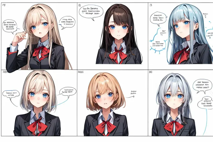 girls, school uniform, girls mind map