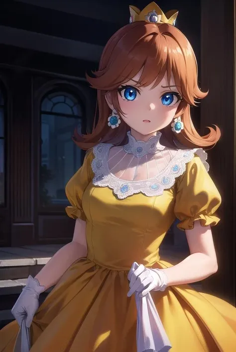 princessdaisy, <lora:princessdaisy-lora-nochekaiser:1>,
princess daisy, blue eyes, long hair, orange hair,
BREAK crown, daisy, dress, flower, gem, gloves, orange dress, puffy short sleeves, puffy sleeves, short sleeves, white gloves,
BREAK indoors,
BREAK looking at viewer, (cowboy shot:1.5),
BREAK <lyco:GoodHands-beta2:1>, (masterpiece:1.2), best quality, high resolution, unity 8k wallpaper, (illustration:0.8), (beautiful detailed eyes:1.6), extremely detailed face, perfect lighting, extremely detailed CG, (perfect hands, perfect anatomy),