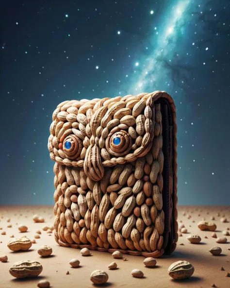 concept art, Paranoid Aborigine Wallet, in focus, Simple illustration, Starlight, <lora:pnts:1> pnts