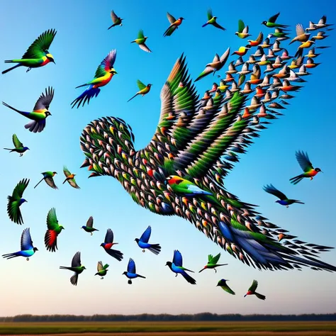 <lora:birdshape:0.8> birdshape, flying birds, face