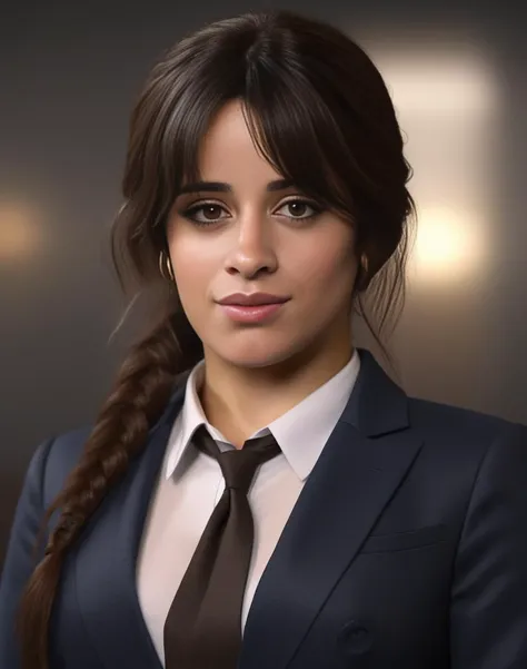 CamilaCabello,<lora:CamilaCabelloSDXL:1>High Quality, Intricately Detailed, Hyper-Realistic woman Lawyer Portrait Photography, Volumetric Lighting, Full Character, 4k, In Workwear