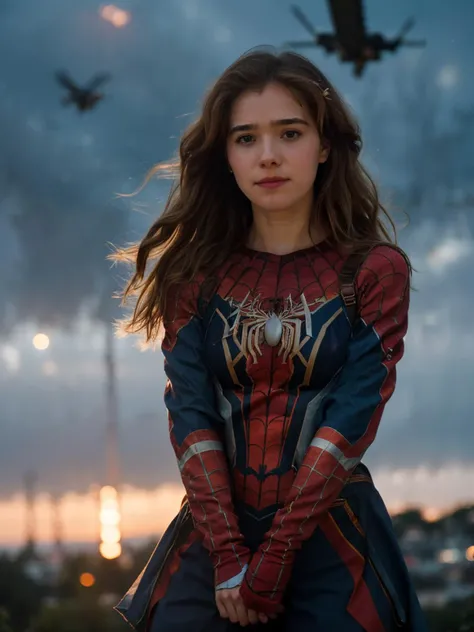 hal3y,spiderman cosplay (flying in the sky:1.2),extremely detailed,cinematic,(film grain:1.2),LEICA,professional photographer,(bokeh:1.3),(night:1.2), <lora:epi_noiseoffset2:0.6>,(dimly lit:1.3) ,rim light,(middle long hair),blonde, <lora:hal3y-d-7:0.9>,halfbody