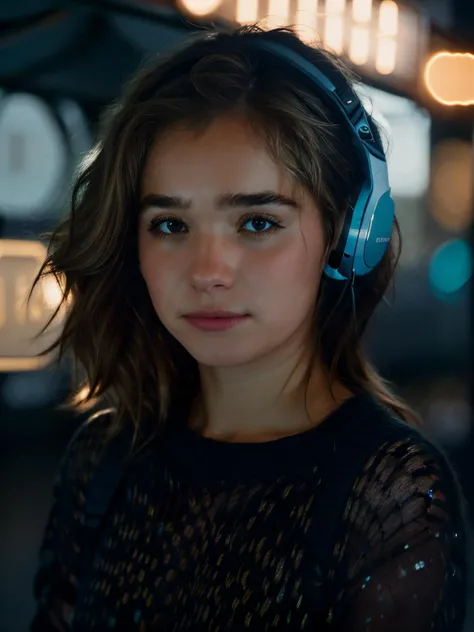 hal3y,wearing black sweater and headphones,smiling,(city lights:1.2),extremely detailed,cinematic,(film grain:1.2),LEICA,professional photographer,(bokeh:1.3),(night:1.2), <lora:epi_noiseoffset2:0.6>,(dimly lit:1.3) ,rim light,(middle long hair),blonde, <lora:hal3y-d-6:1>,halfbody