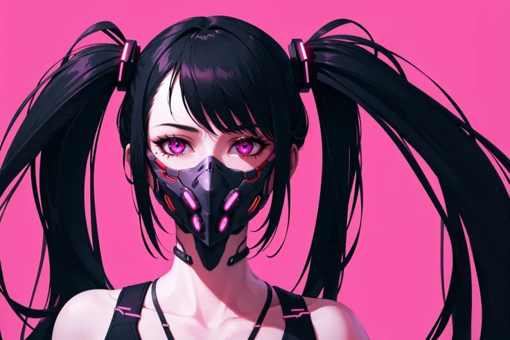 (Bipolar Digital Artwork:1.3) of (Cel shaded:1.3) a photo of a woman, <lora:girl_with_mask_lora013:1> mask, mouth mask,CGSociety,ArtStation,(Magenta hue:1.3), <lora:LCM_LoRA_Weights_SD15:1>