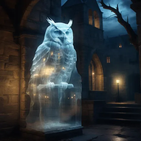 a (translucent ghost owl:1.2) inside a tower, medieval, at night,
8k, high quality, surreal,
<lora:Aether_Ghost_v1.1_LoRA:0.95>