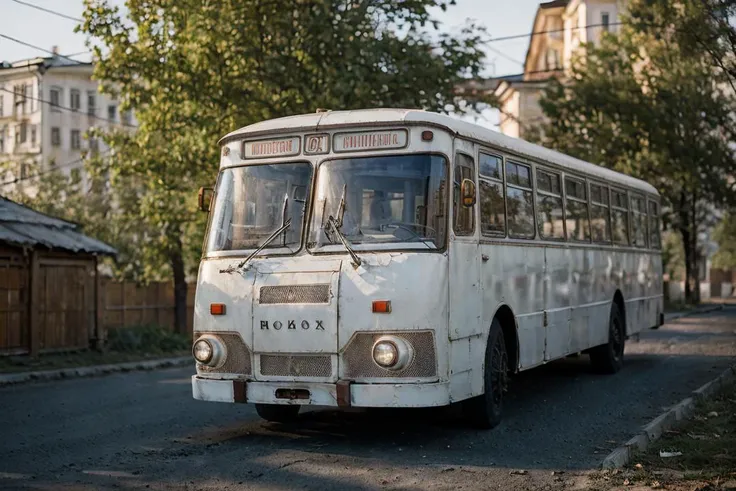 photo RAW,(gel40bo,(winter:1.3)(old Russia:1.2) landscape,white rusty bus on road in wooden village,sunrays,(bokeh:1.3) <lora:gelios40bokeh_v2:0.5> <lora:liaz677:0.75>, dusty atmospheric haze, high quality textures of materials, volumetric textures, coating textures, metal textures, (natural colors, correct white balance, color correction, dehaze,clarity)), masterpiece, award winning photography, natural light, perfect composition, high detail, hyper realistic,lens flare,Timeless Elegance, Classic Tones, Refined Lighting, depth of field,sharp focus, dark theme <lora:lowra_v10:0.06>