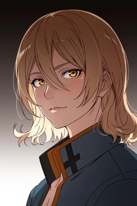 (dark shot:1.4), 80mm, epizodus, 1boy, solo, male focus, blonde hair, yellow eyes, looking at viewer, hair between eyes, brown eyes, brown hair, anime coloring <lora:epizodus:0.55>
open jacket, (cybernetic eyes:1.1), cybernetic , soft light, sharp, exposure blend, medium shot, bokeh, (hdr:1.4), high contrast, (cinematic, teal and orange:0.85), (muted colors, dim colors, soothing tones:1.3), low saturation, (hyperdetailed:1.2), (noir:0.4)