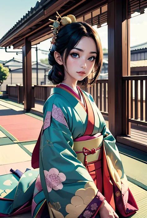 (masterpiece, best quality), 1girl, < <lora:Juunihitoe:0.8> juunihitoe