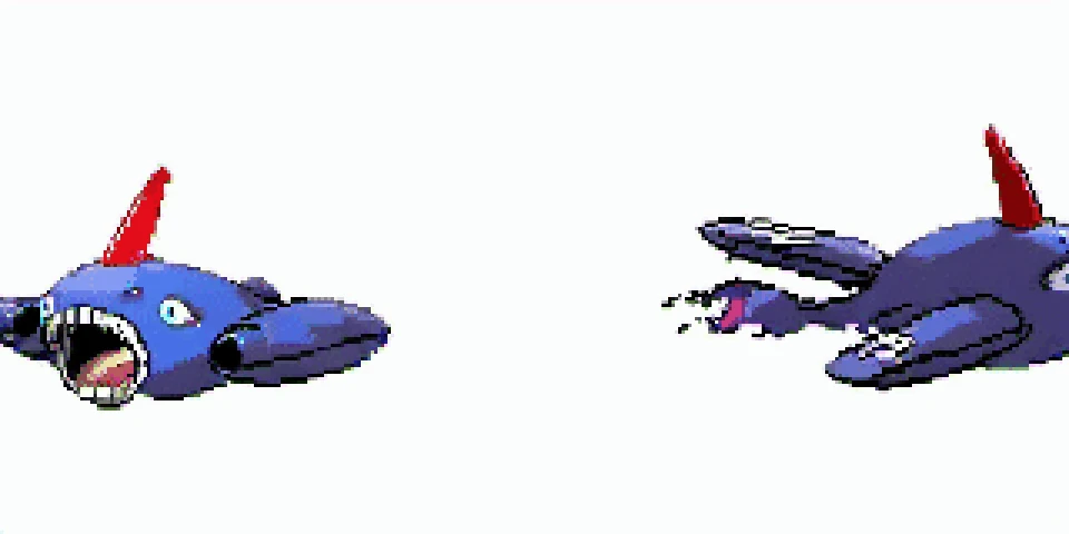 anime style, <lora:pokesprite:1>, ghosttype, flyingtype, massive airship, cartoon eyes, cartoon mouth, zombie,( wailord:0.2), damaged, white background front and back