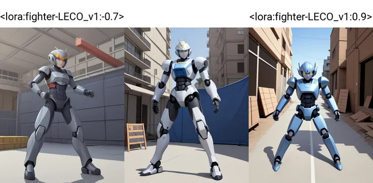 <lora:fighter-LECO_v1:-0.7>, fighter, robot, construction madness