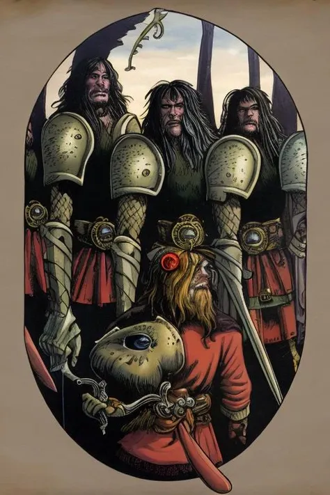fantasy illustration, fantasyclassicscolour, (cyclopes:1.1) <lora:FantasyClassics:0.9>