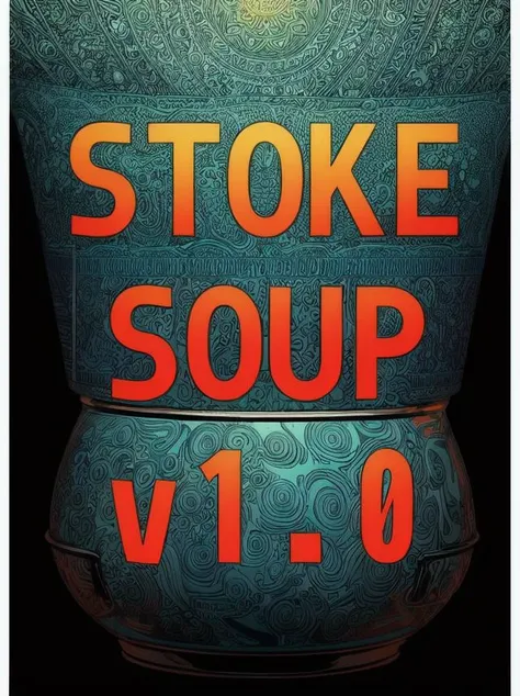 digital art, trippy psychedelic steam, soup pot boiling on stove, background is [Antique kitchen|blue colour], food for thought,  at Golden hour, detailed painting, glowpunk, studio lighting, F/5, Best quality, art by jamie hewlett and by simon bisley and by moebius, RAW photo, hyper detailed, ultrafine detailed,