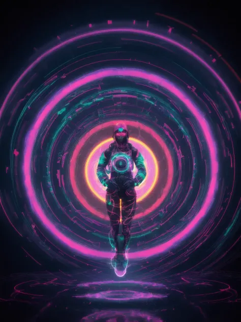 Unreal Engine, Synthpunk, Long exposure of a [Tender:Glistening:2] Salmon of Resonance, Sunny, Bloom light, Low shutter, psychedelic colors, ultra high res, Best quality