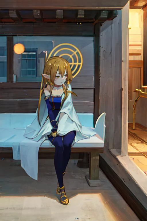 (otherworldly), highly insanely detailed, masterpiece, top quality, best quality, highres, 4k, 8k, RAW photo, (very aesthetic, beautiful and aesthetic), woman, short hair, blonde hair, yellow eyes, long twintails, pointy ears, halo, gold and purple earrings, detached sleeves, gold choker, white and purple robe, robe over one shoulder, gold bracelets, dynamic pose, (sleeping), <lora:Hiya:1>, fantasy city, medieval town, market stall,
a colorful background,neon color,solid color,solid color background,multicolored background,gradient background, (fantasy world)âââ