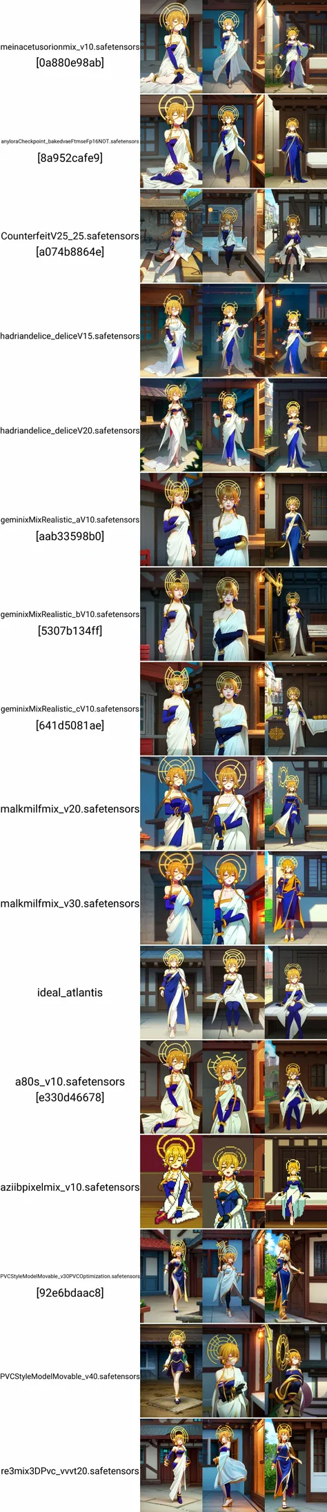 (otherworldly), highly insanely detailed, masterpiece, top quality, best quality, highres, 4k, 8k, RAW photo, (very aesthetic, beautiful and aesthetic), woman, short hair, blonde hair, yellow eyes, long twintails, pointy ears, halo, gold and purple earrings, detached sleeves, gold choker, white and purple robe, robe over one shoulder, gold bracelets, dynamic pose, (sleeping), <lora:Hiya:1>, fantasy city, medieval town, market stall,
honey blonde background,white background ,gradient background,solid color,solid color background,multicolored background, (fantasy world)âââ