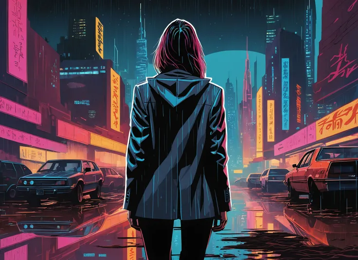 (DAWNE), nighttime, cyberpunk city, dark, raining, neon lights ((,Wearing a blazer over a hoodie)), blazer, hoodie, (<lora:John Berkey Style:0.5> John Berkey Style ,<lora:A_Darkly_Scanner:0.5> ), cyberpunk, synthwave, 1980s, futurism, brutalism, neuromancer, cinematic photo in Planet mars, waist deep in mud,Radial balance, Sunrise, Water, Ellipse, ultra detailed, intricate,,a small elite team,((pinkfong shark))