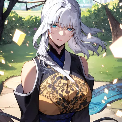 (masterpiece:1.2, best quality), (finely detailed beautiful eyes: 1.2), ( beautiful detailed eyes). solo focus, girl focus, 1girl, talaris , let down hair, long hair, chinese clothes dress, clothing cutout,bare shoulders , milf, mature female, large breasts, High contrast, beautiful elegant woman, adult, (best illumination, an extremely delicate and beautiful),(amazing backround, outdoors, modern day), modern, looking at viewer,beautiful detailed glow,