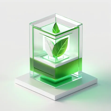 ((best quality, masterpiece)), blender, octane render, C4D, icon, (nas:1.8), network-attached storage, transparent glass texture, leaf green, frosted glass, transparent technology sense, studio_light, (Exquisite details, stunning details:1.2), flowing green light, isometric, (white background:1.5), simple background,high contrast <lora:NewsafeiconV2.1:1> <lora:xl_more_art-full_v1:0.4>