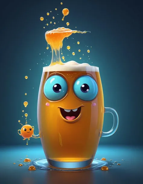 concept art <lora:Smiling_Jellyfish_XL_Series:1> a cartoon character is in a beer glass, boiling imagination in a bowl, character is covered in liquid, rendered in cinema 4 d octane, blender art, cute 3 d render, rendered in cinema4d, rendered in cinema 4 d, fairy fruit. octane render, ultra realistic 3d illustration, surreal 3 d render, realistic jelly splashes, spilling juice
. digital artwork, illustrative, painterly, matte painting, highly detailed