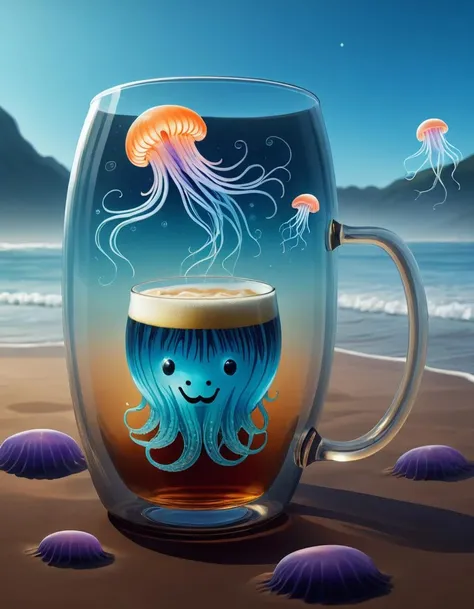 Girl floating with huge tits naked being fucked by tentacles huge ass milk