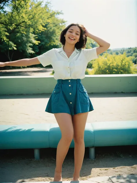 Joyful, Calming"I got that sunshine in my pocket, got that good soul in my feet.", Ektachrome, (sfw:1.1) <lora:picXer:0.8>
