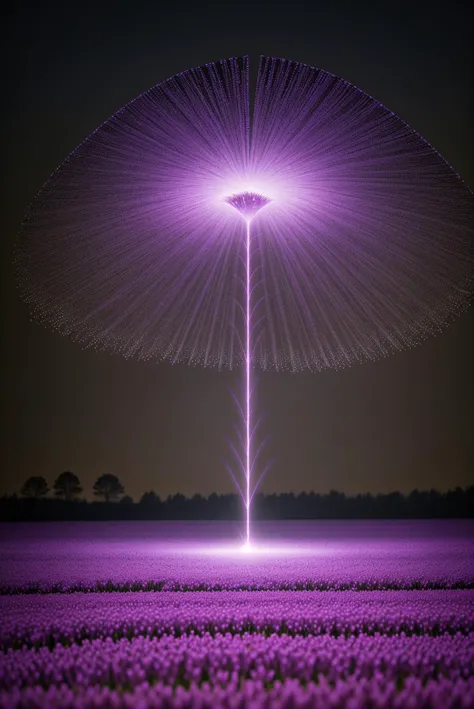 light art stylized by Sung Kim and (Mikko Lagerstedt:1.0) and (Gabriel Dawe:1.2) , dense flower field with Violet, glamourous, Kindhearted rotund (Female Tauren:1.3) , Salvadoran deep red amulet of Paradox, Snowing, deep focus, Direct light, (swf:1.1) <lora:picxer_real:0.8>