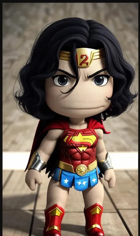 sackb2023, toy, 8k, uhd, trending on arstation, wonder woman