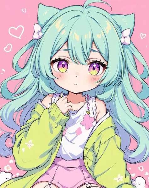 cute art, chibbi anime style, cutesy, HD, 8K, cartoon style, flat, pastel colors,