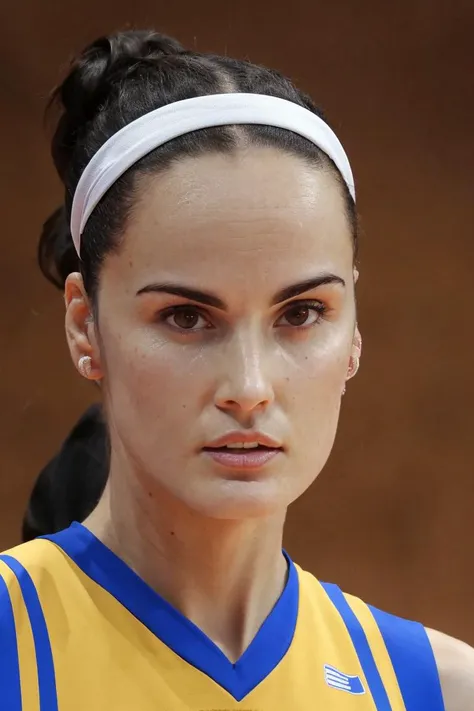 face, basketball uniform, basketball stadium, ponytail, sweating, hairband, soft colors, (high detailed skin:1.1)
<lora:michelle_dockery_lora_v01:1> michdoc