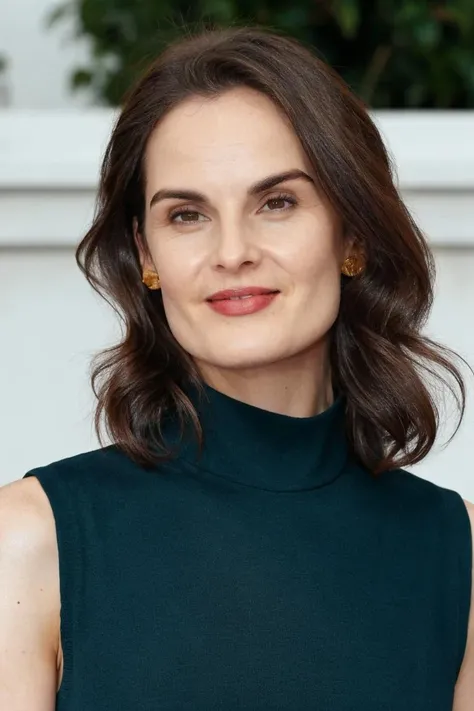emerald sleeveless turtleneck sweater, sleeveless, soft colors, (high detailed skin:1.1)
<lora:michelle_dockery_lora_v01:1> michdoc