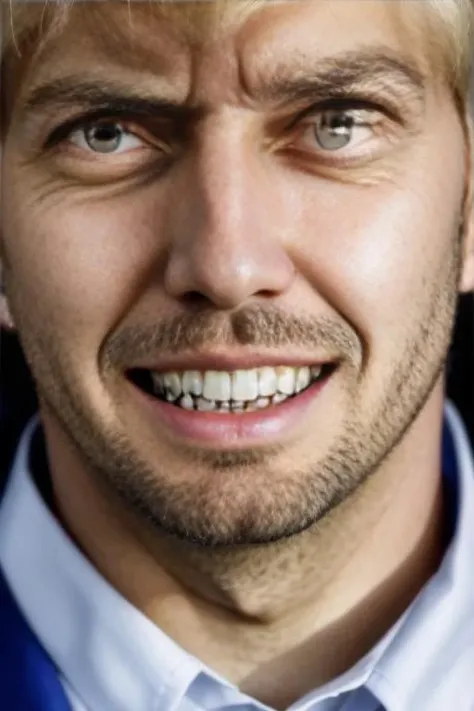 portrait of Donald Trump, meme, parody, teeth, ultra detailed, beautiful, aesthetic, perfect lighting, <lora:emotions:0.8>
