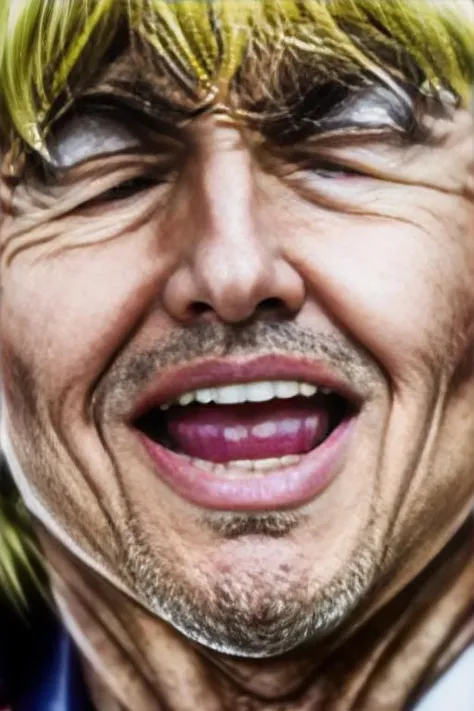 portrait of Donald Trump, meme, parody, teeth, ultra detailed, beautiful, aesthetic, perfect lighting, <lora:emotions:1.2>>